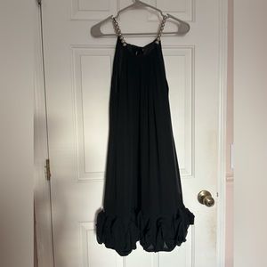 DONNA RICCO🖤 Black Silver Bead Dress